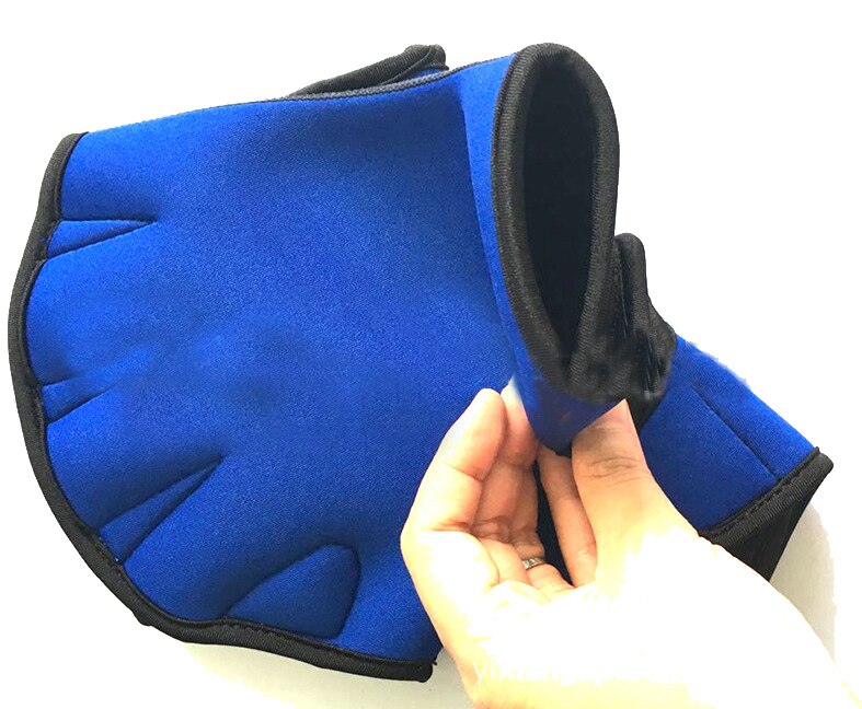 1 paar Schwimmen Handschuhe Aquatische Fitness Wasser Widerstand Aqua Fit Paddle Training Finger Handschuhe