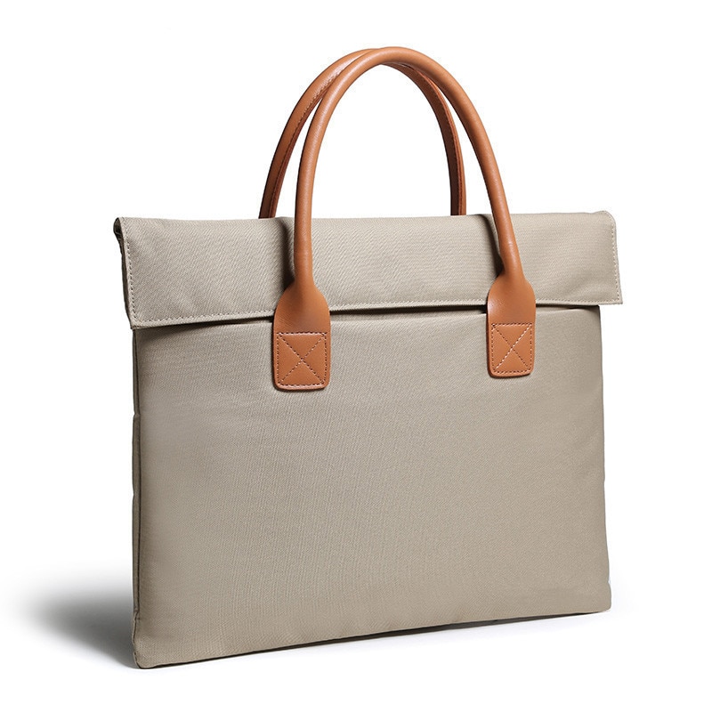 Women Handbag Laptop Bag 15.6 14 13 12 11 Inch Computer Sleeve Briefcase Case for Macbook Air Pro Retina 12 13,15.4: Khaki / 12-inch
