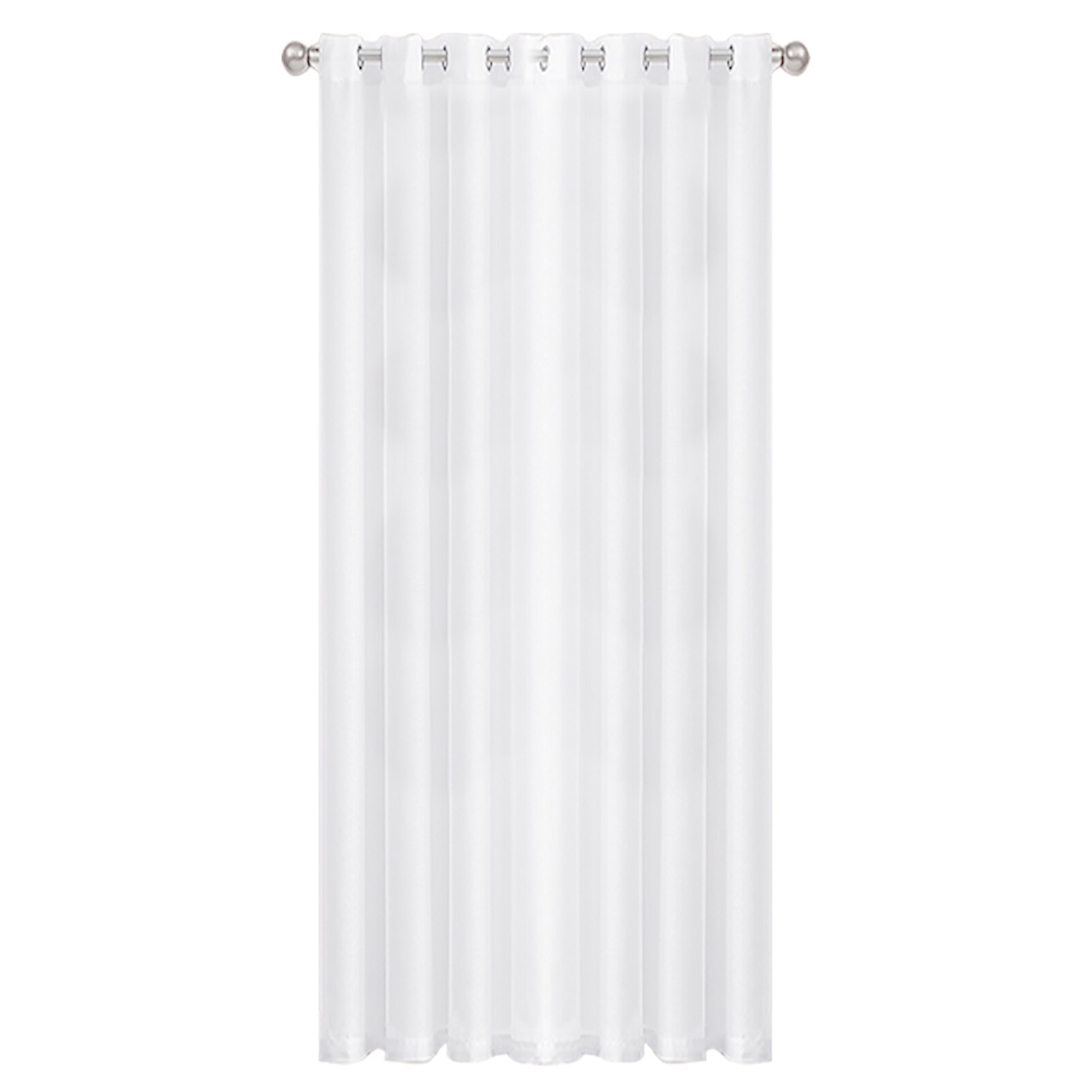 Panel de cortina para ventana, filtrado de luz para sala de estar, cocina, interior, fácil de instalar, cortinas blancas de Trilon: 52x84in