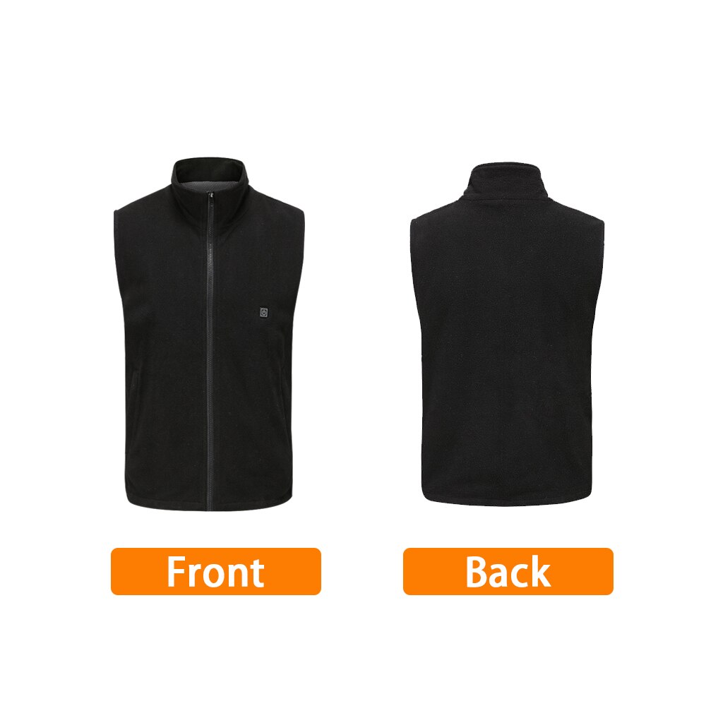 Elektrische Verwarmde Vest Mannen Vrouwen Verwarming Vest Thermische Warme Kleding Usb Verwarmde Outdoor Vest Winter Verwarmde Jas