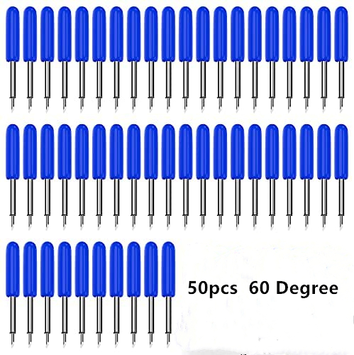 50PCS 30/45/60 Grad Ersatz Klingen Für Roland Cricut Plotter Klinge Messer Cutter Klingen Für Power Werkzeuge Schneiden plotter: 35mm