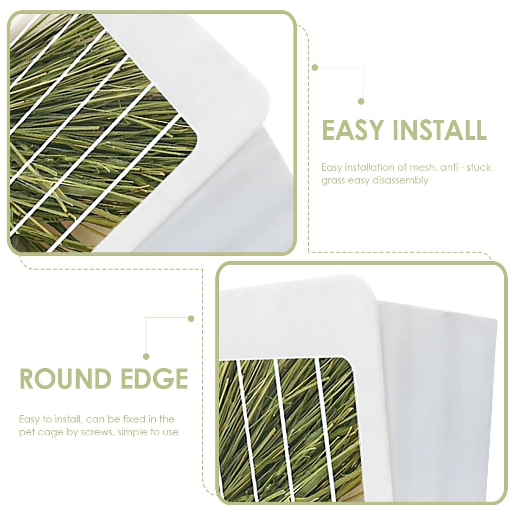 Rabbit Hay Rack Bunny Hay Feeder Rabbit Cage Hay Dispenser Hay Storage Holder