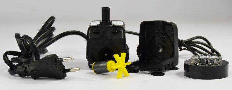 220v 6w dykpumpe vandpumpe med 12 led lys