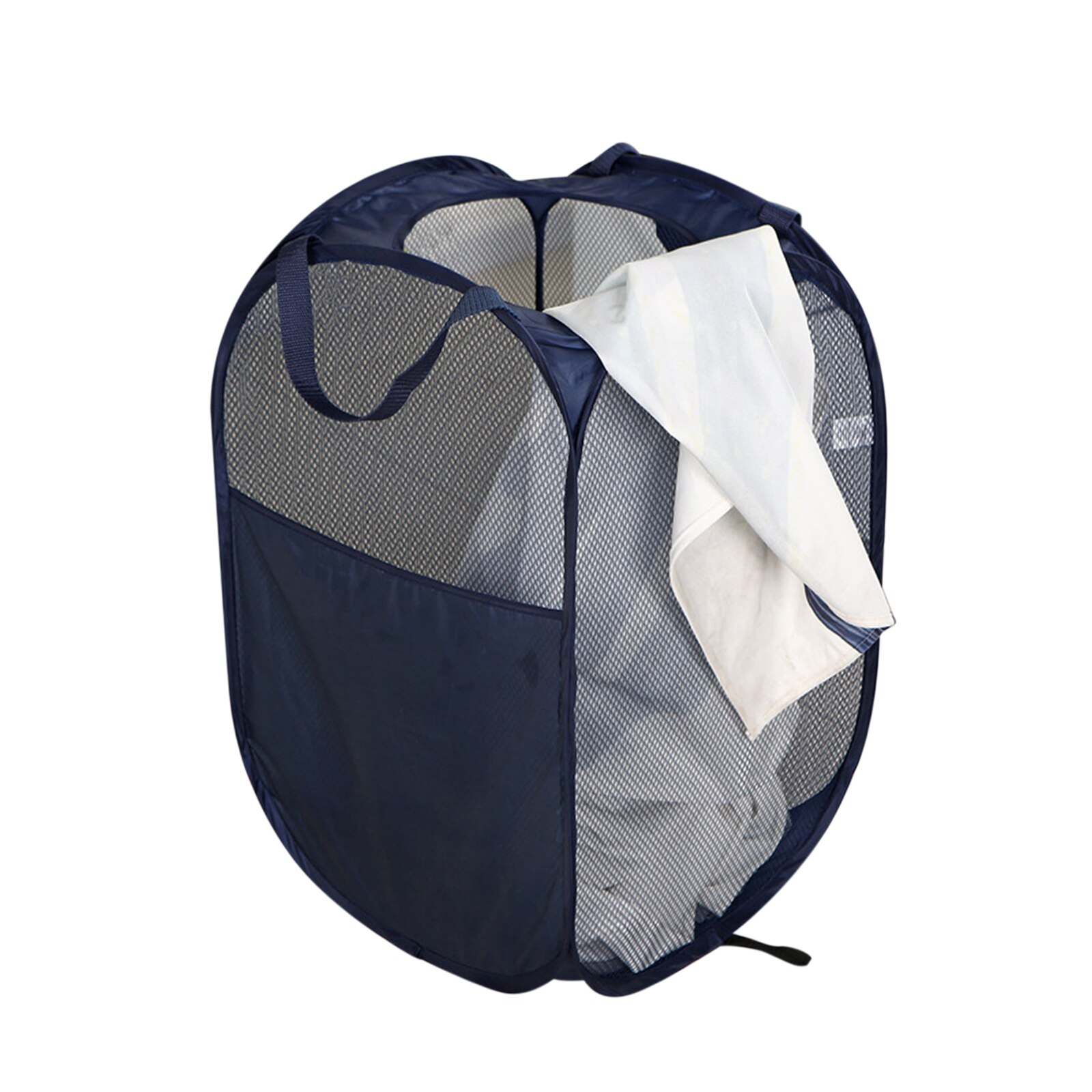 Doek Opslag Mand, Mesh Doos, Diversen Sorteren Stand Grote Side Handvatten See-Through Opvouwbare Houder