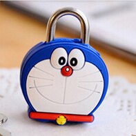 Mini Padlocks Key Lock With Key Door Window Practice Lock Locker Kilit For Handbag/Small Luggage/Tiny Craft Diary/Toy/Box: Jingle cat