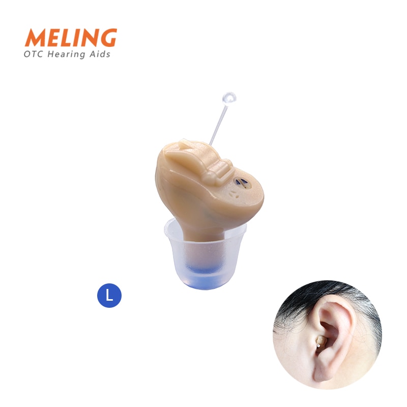Q10 trådløse høreapparater mini cic usynlige høreapparat lydforstærker øre høreapparater bærbar: Venstre