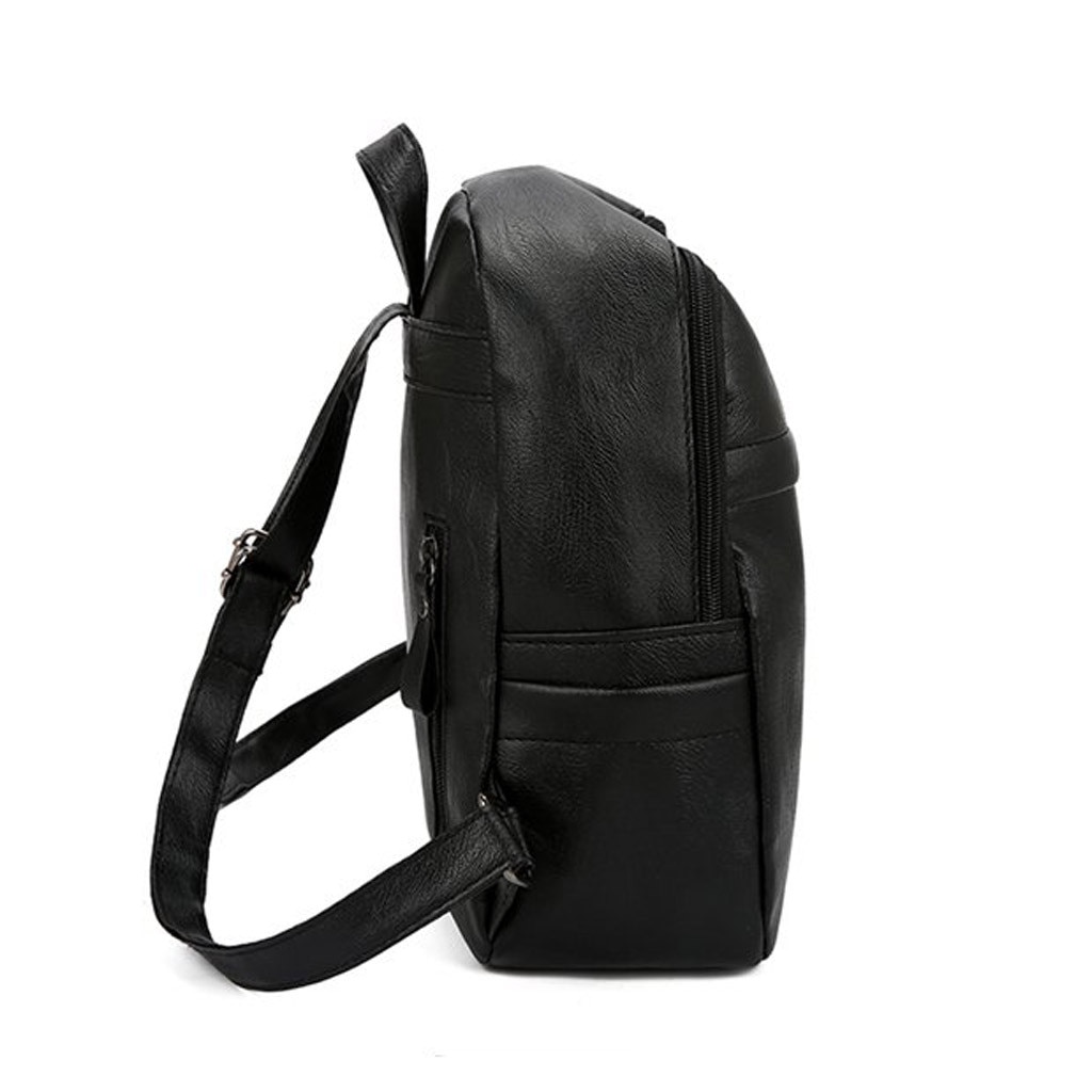 Mochila de moda feminina cor sólida versátil couro mochila de viagem de grande capacidade para viagens nova mochila #50