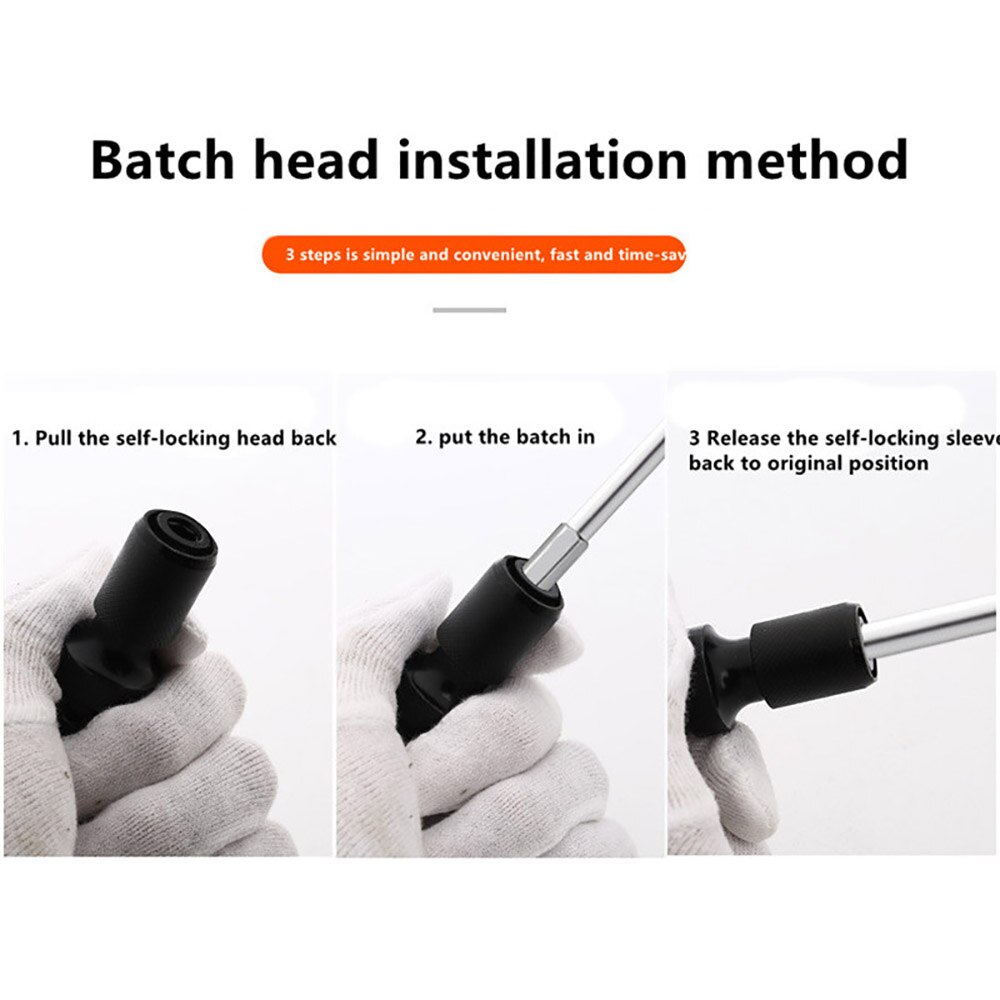 1/2" Square To 1/4" Hex Ratchet Socket Set Universal Wrench Socket Adapter Spanner Set Drive Converter Impact Hand Tool Kit