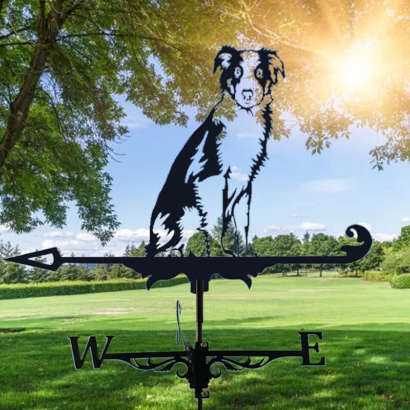 Spray Paint Gardening Garden Decoration Sign Weather Vane Retro Farm Scene Garden Stake Weathervane Tools