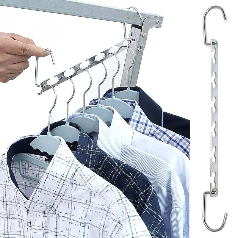 1Pcs Folding Shirts Jas Organisator Kleding Kleding Hangers Hanger Voor Houders Ruimte Praktische Besparen Rekken Antislip Kleding