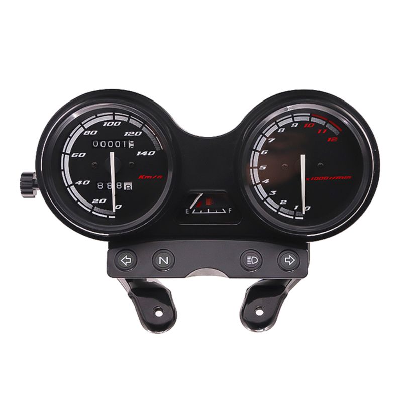 100% brand and Features: Dual Odometer Gauge: This is a digital meter which combined Odometer, Speedometer and