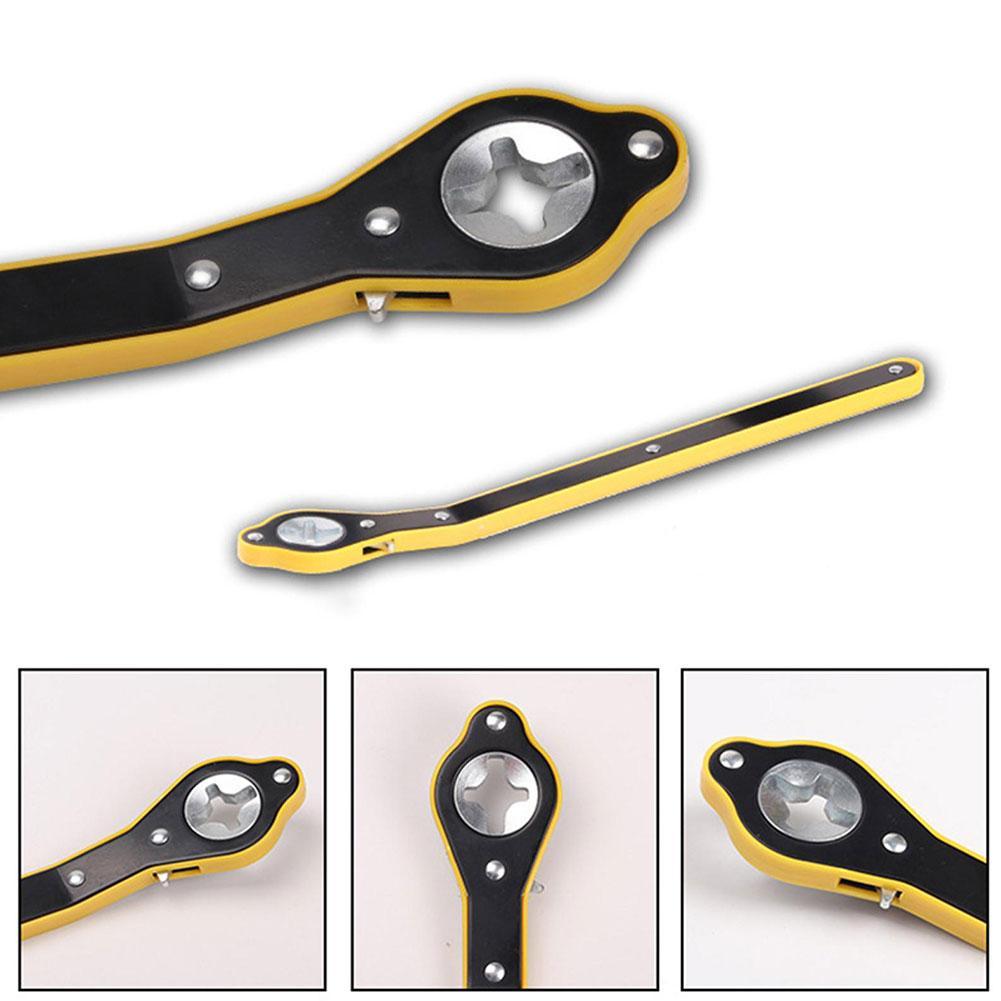 Auto Labor-saving Jack Ratchet Wrench With Adapter Scissor Jack Garage Tire Wheel Lug Wrench Car Handmade Labor-saving Wrenchs
