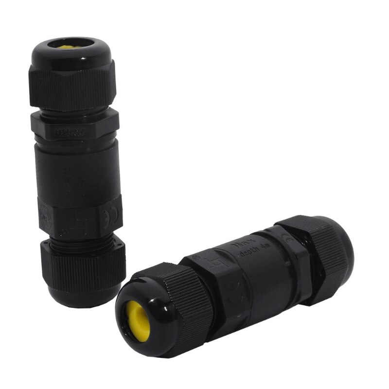 1 Pc Waterdichte IP68 Outdoor Aansluitkast Elektrische Draad Connector 2P 3P 4P M20 Plug Draad Bereik 4-8Mm, 6-11Mm