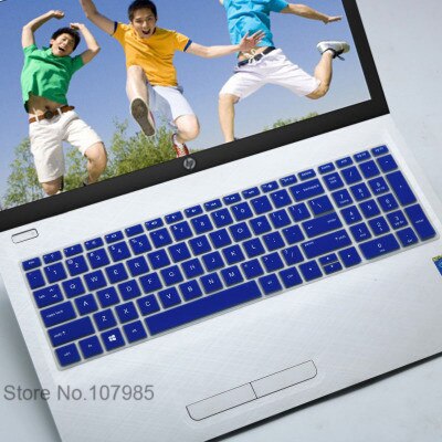 15 15.6 inch Laptop Keyboard Cover Protector for HP Envy x360 BP BQ CH CN CS Series with AMD Ryzen 5 2500U 2700U 15-bq101na: Blue