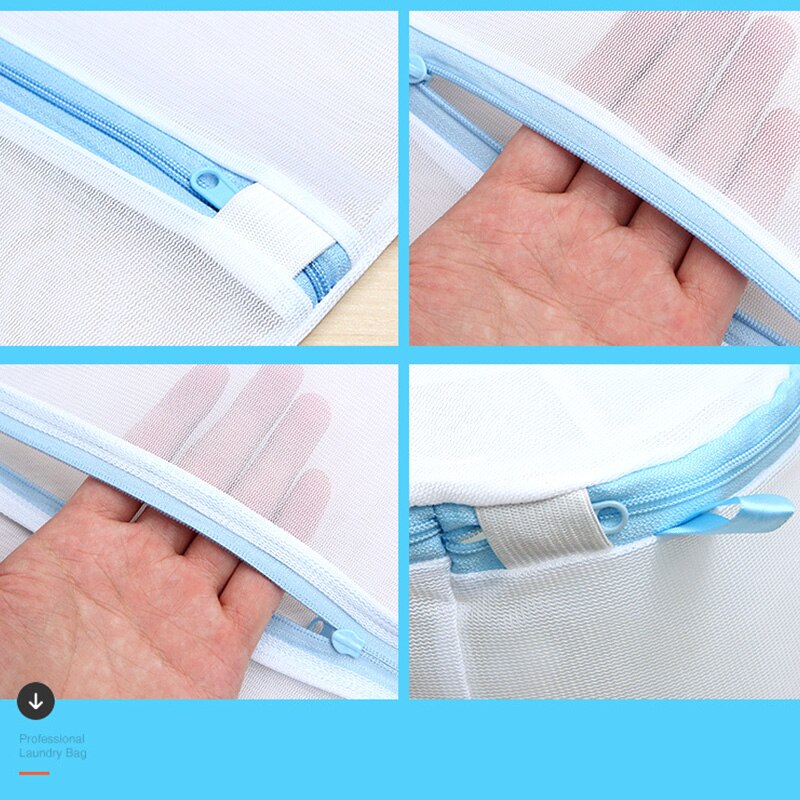 8 Size Mesh Laundry Bag Polyester Laundry Wash Bags Household Laundry Basket Laundry Bags For Washing Machines Mesh Bra Bag