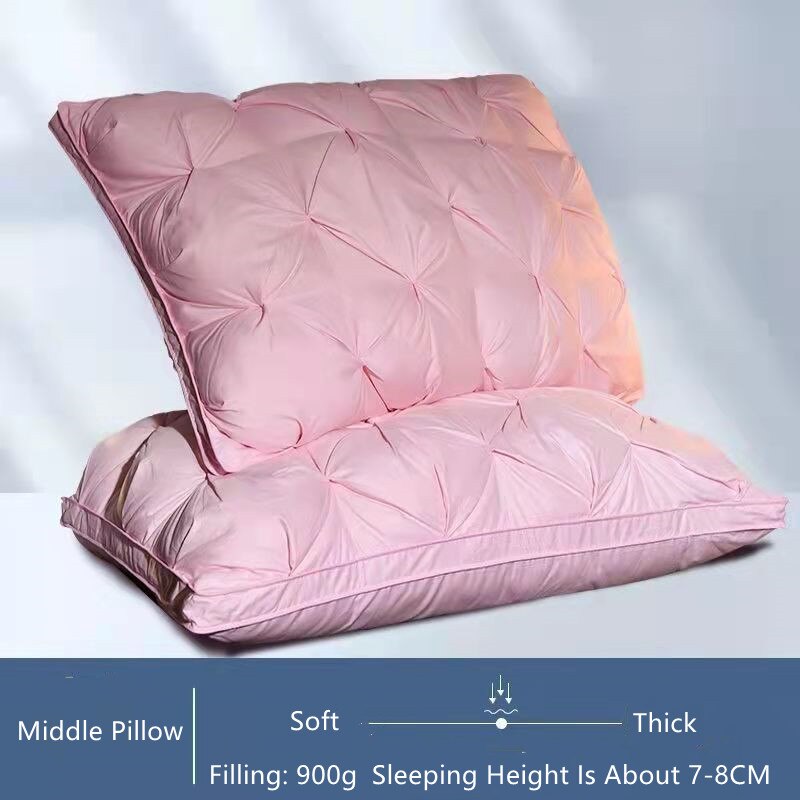 3D Bread Pillow 100% Cotton Soft White Down Feather Pillows For Sleeping Neck Protection Bedding Pillows: Style 5