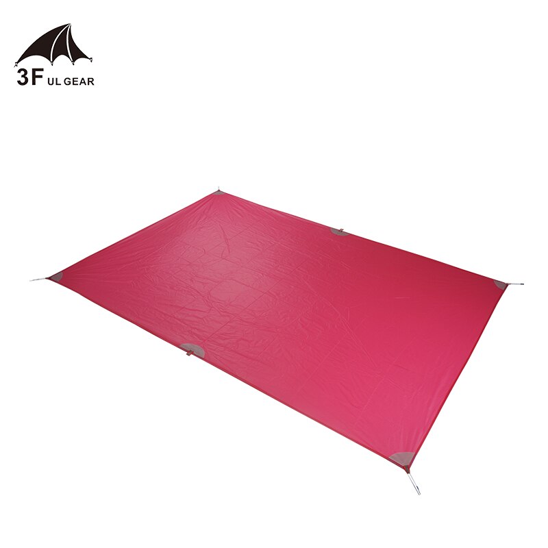 3F UL GEAR 30D CORDURA tente empreinte Super léger tissu extérieur Camping bâche auvent: rose red