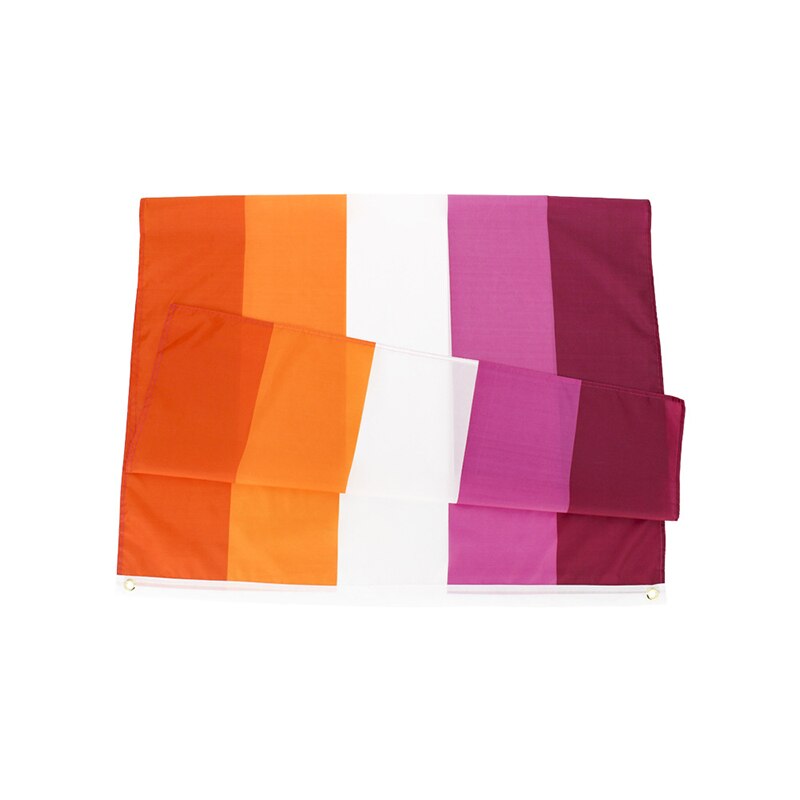 Urijk 90x150cm Sunset Lesbian Pride Flag