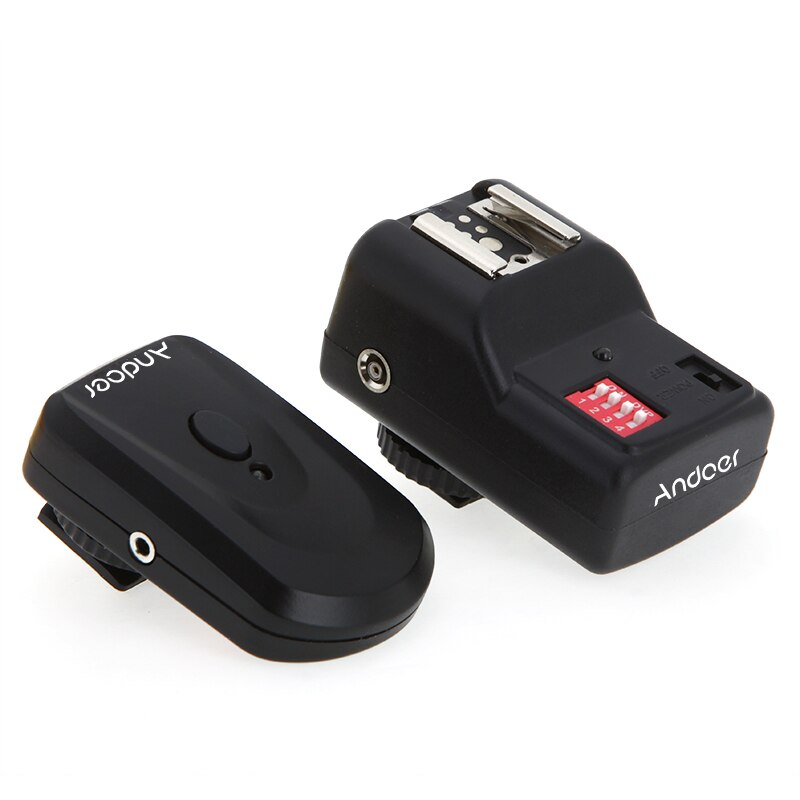 Andoer 16 Kanalen Radio Wireless Remote Speedlite Flash Trigger Universeel voor Canon Nikon Pentax Olympus PT-16GY Studio Outdoor