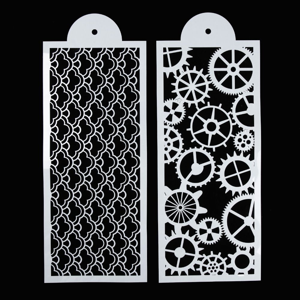 Cake Stencils Floral Cake Drawing Painting Hollow Lace Cookie Chocolate Fondant Dessert Cake Templates Side Baking Mesh Stencils