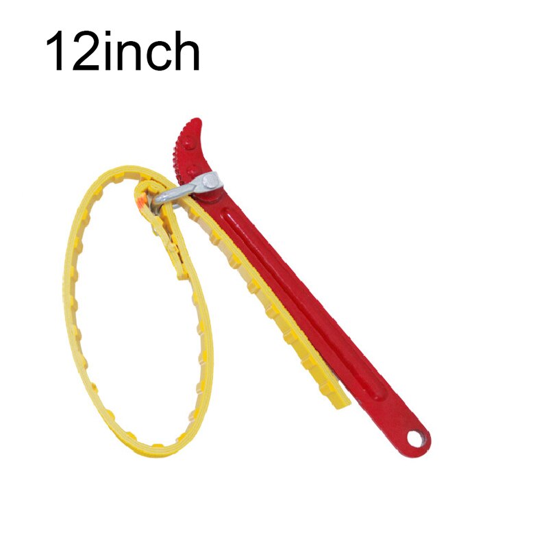 Belt Wrench oil filter puller Strap Spanner Chain Oil Filter Cartridge Disassembly Tool oil filter wrench: 12 inch