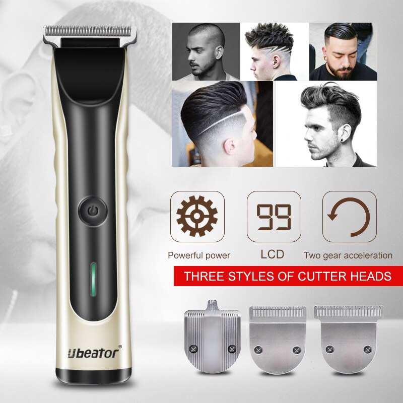 hair clipper 3 blades hair trimmer 100-240V cut electric rechargeable barber shop cutter hair cutting machine haircut Cordless