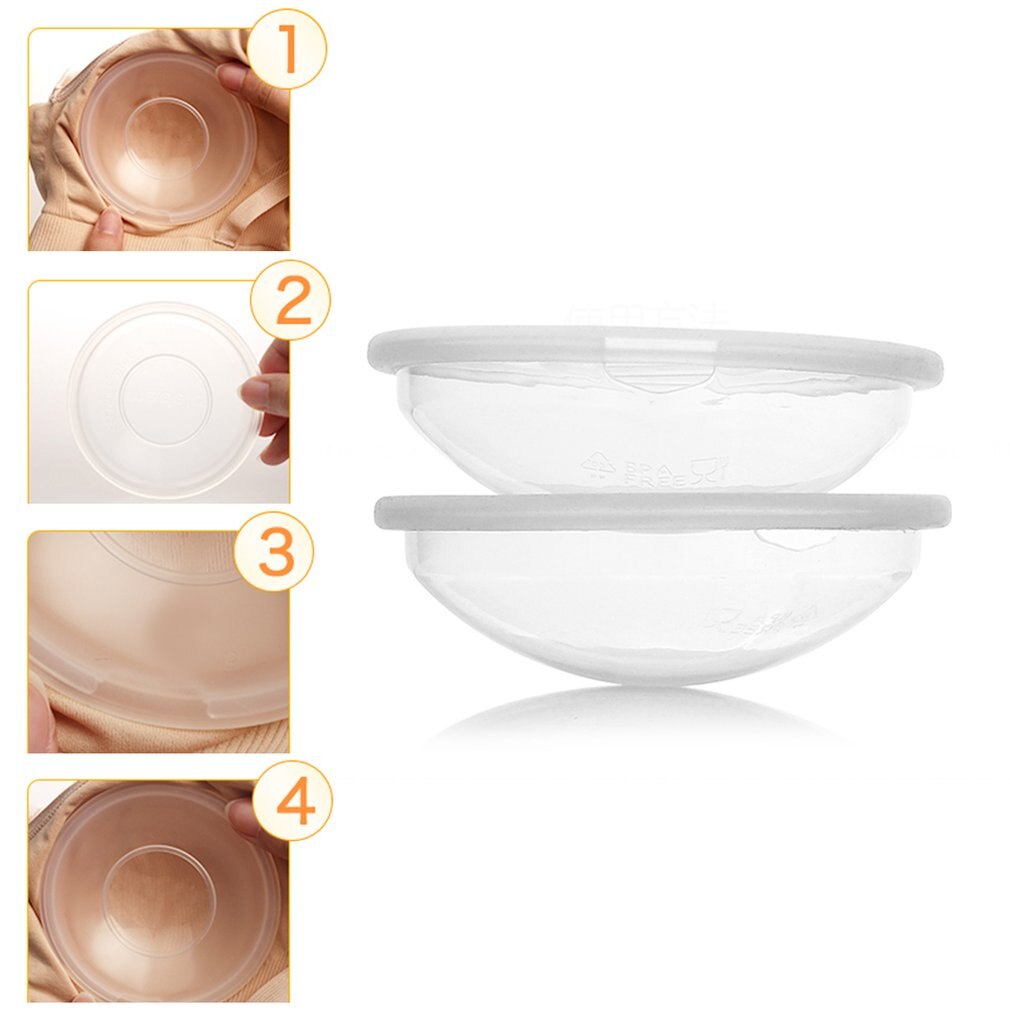 2 unidades funda de Gel de sílice para colección alimentación de bebé colector de leche materna envase de succión de pezón posparto suave almohadilla de enfermería reutilizable