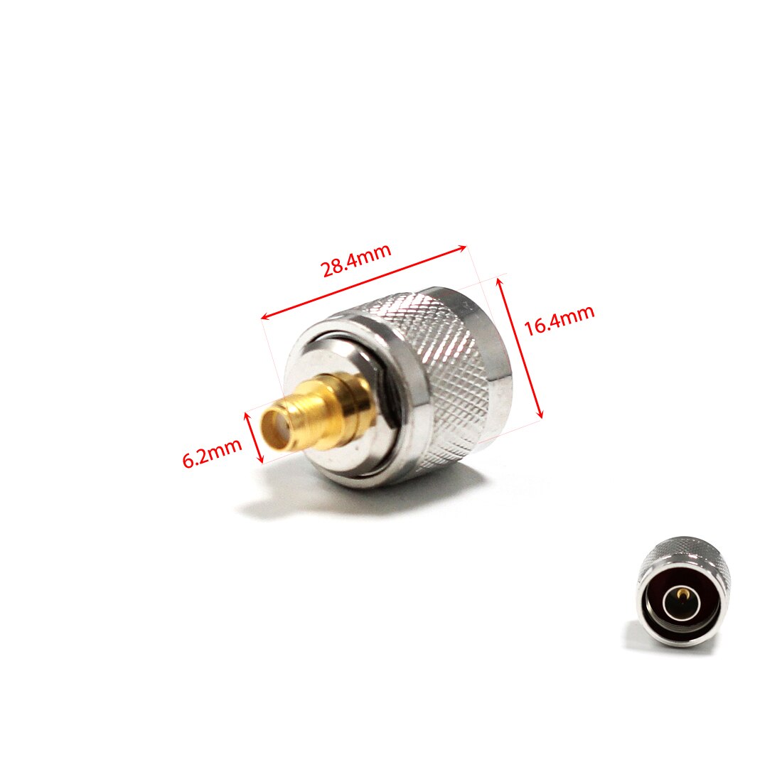 1 st N Stekker naar SMA Vrouwelijke Jack RF Coax Modem Converter Connector Rechte Vernikkeld