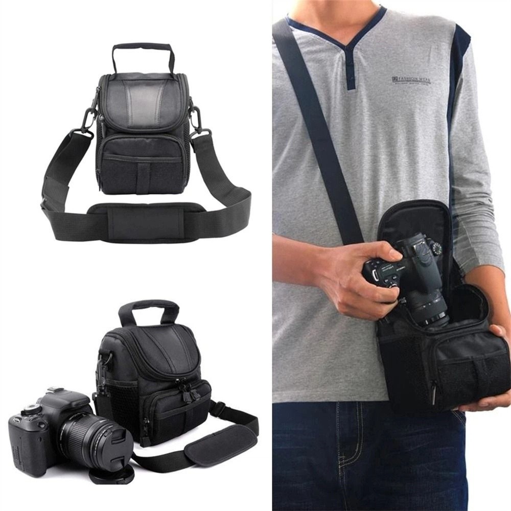 Torba na aparat SLR na jedno ramię, pasek na ramię, odporna na zarysowania torba fotograficzna, regulowana torba na aparat z zamkiem błyskawicznym, akcesoria do aparatu.