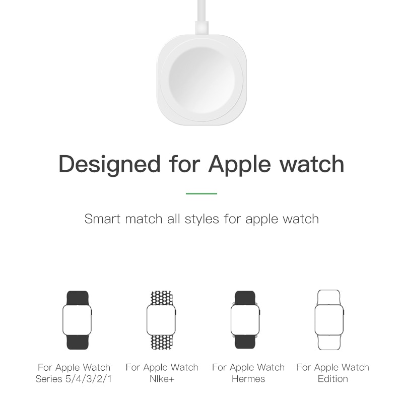 Wireless Charger For Apple Watch Charger Dock Charging For Iphone Smart Apple Watch Series 5 4 3 2 KUULAA Fast Charger