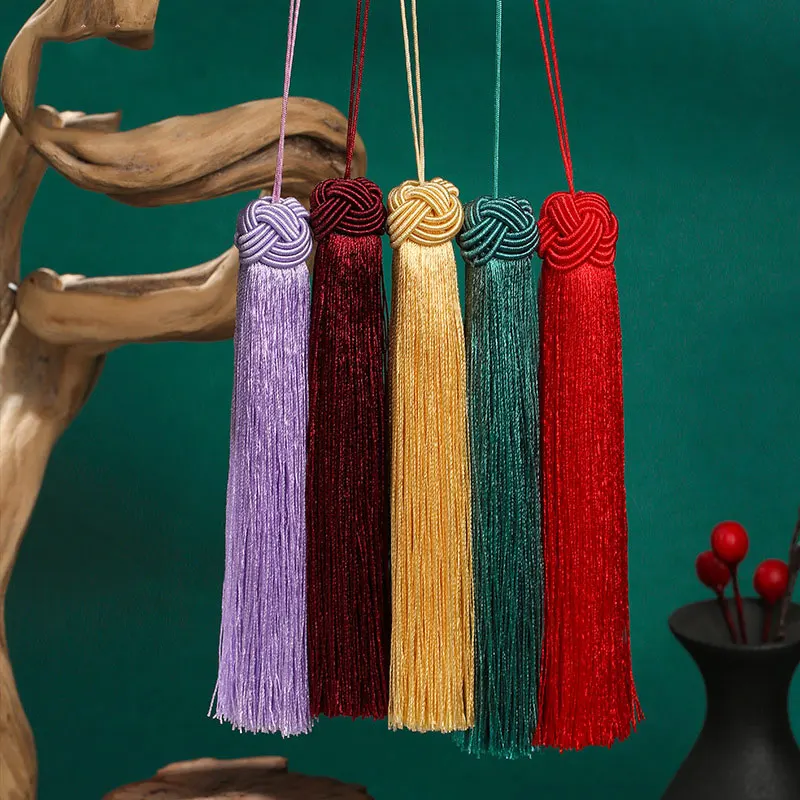 1/2 Stuks 14Cm Kwastjes Ananas Cap Kwast Handgemaakte Zijdeachtige Kwastjes Voor Sieraden Maken Handwerk Diy Bladwijzer Benodigdheden