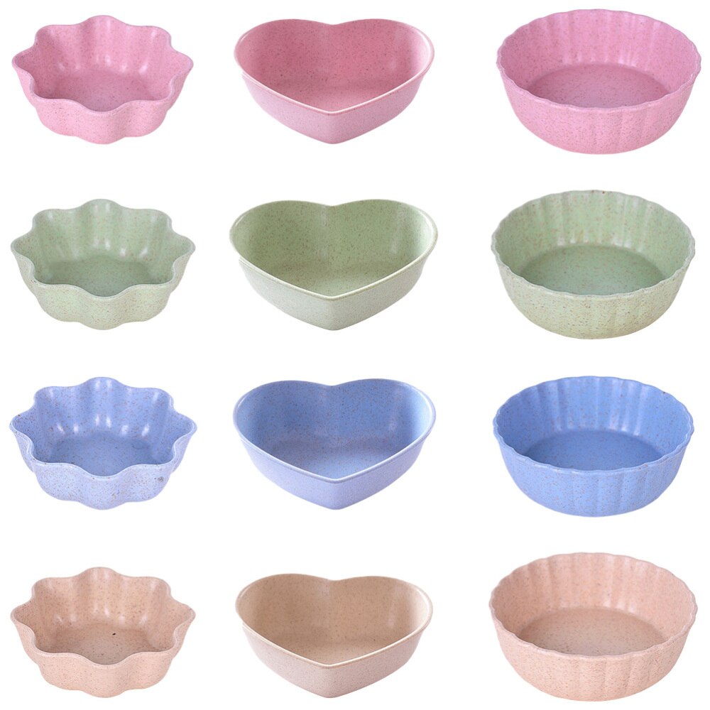12 Pcs Useful Seasoning Trays Adorable Condiment Plates Exquisite Vinegar Dishes: Default Title
