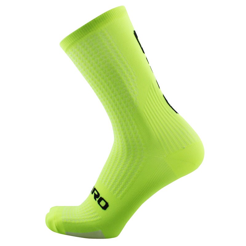 10 colors bike socks cycling Unisex Outdoor Sports Socks Road bicycle socks Coolmax Material top: Neon