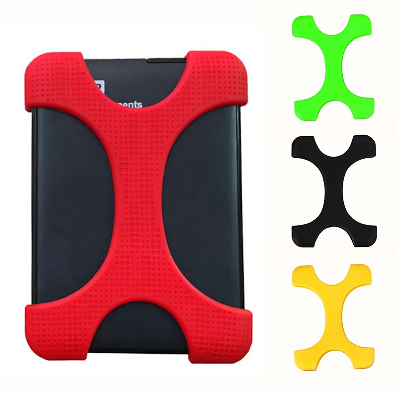 2.5" Shockproof Hard Drive Disk HDD Silicone Case Cover Protector For Backup Plus External Hard Drive