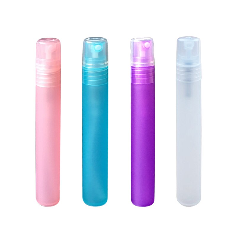 Mini botella recargable con rociador, botella de muestra portátil, atomizador pequeño, botellas con atomizador, 1/5 Uds., 5/10 Ml