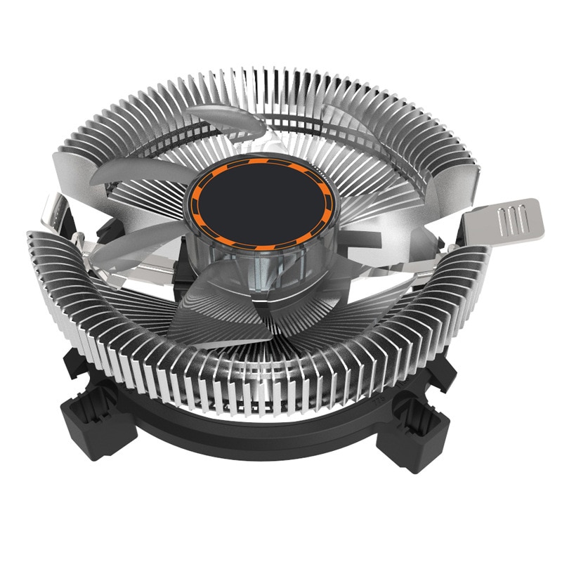 Heatsink CPU Cooler Cooling Radiator Fan support for LGA 775 1150 1155 1156 AMD or 1366 3 Pin Led Blue lamp CPU Cooler