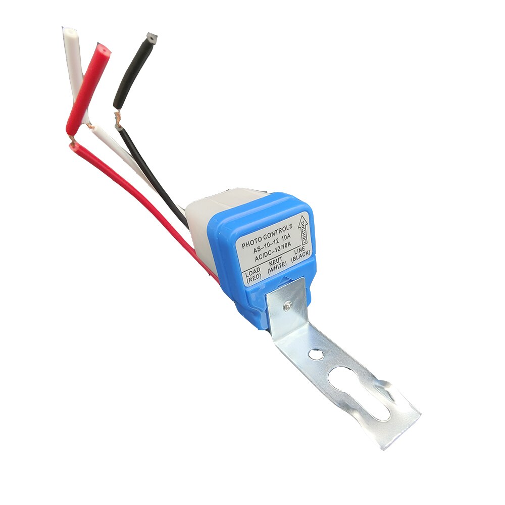 Automatic Street Lamp Light Switch Controller DC AC 12V/110V/220V 50-60Hz 10A Photo Control Sensor Switch