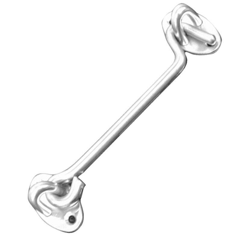 Stainless Steel Window Door Buckle Cabin Hook Eye Latch Lock Silent Holders Catch Lock RERI889