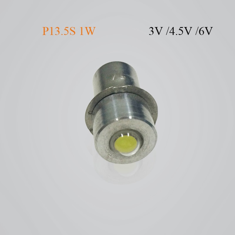 2 stk / mye  p13.5s lommelyktpære 0.5w 1w 5w nødpærer 3v 4.5v 6v ledet pære erstatning lommelyktpære