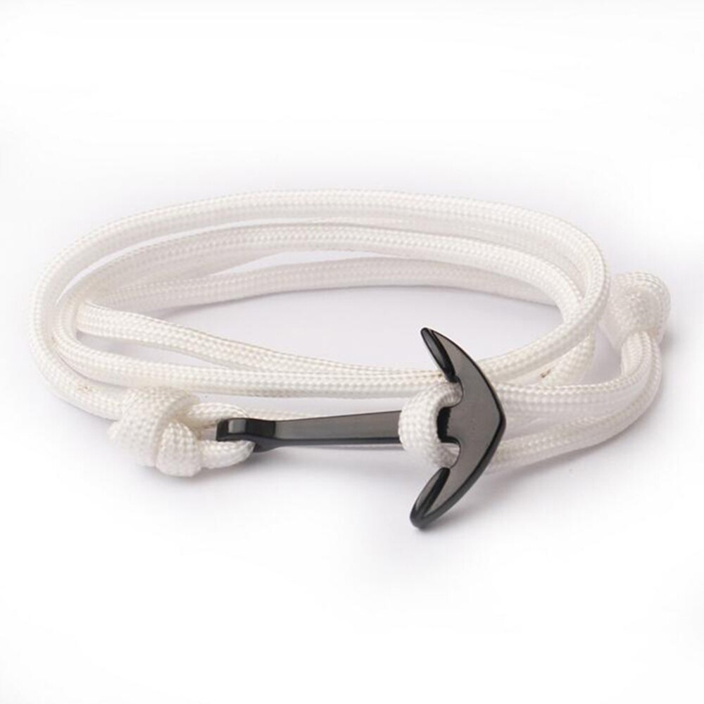 Eif Dock-pulsera hecha a mano en 15 colores para hombre y mujer, pulsera de ancla a la , accesorios de cuerda, joyería masculina,: Oro oscuro