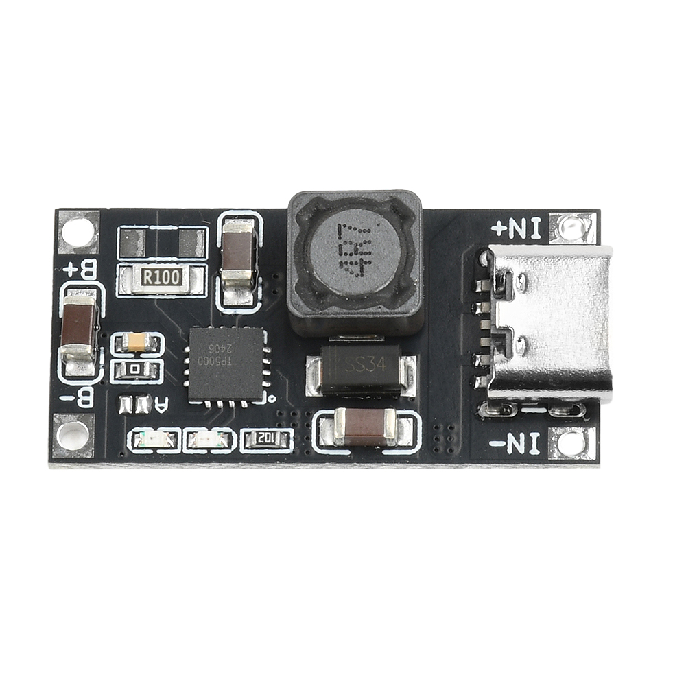 Módulo de cargador de placa de carga de batería de litio DC 4,5-9V TP5000 tipo C 1A 4,2 V/3,6 V placa de módulo de potencia de gestión de carga tipo C