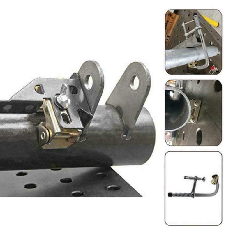 V type magnetiske svejseklemmer holder i rustfrit stål seler justerbar v puder bj