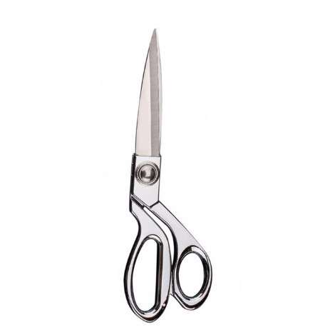 Cisaille outils de couture Vintage acier inoxydable tailleur ciseaux pour tissu vêtements tailleur ciseaux doré lame tranchante accessoire: K36 silver