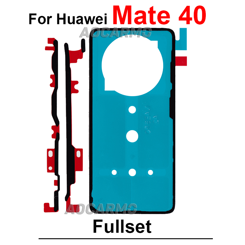 FullSet Adhesive Front LCD Display Back Battery Cover Sticker Tape Glue For Huawei Mate 20 30 40 Pro 40Pro