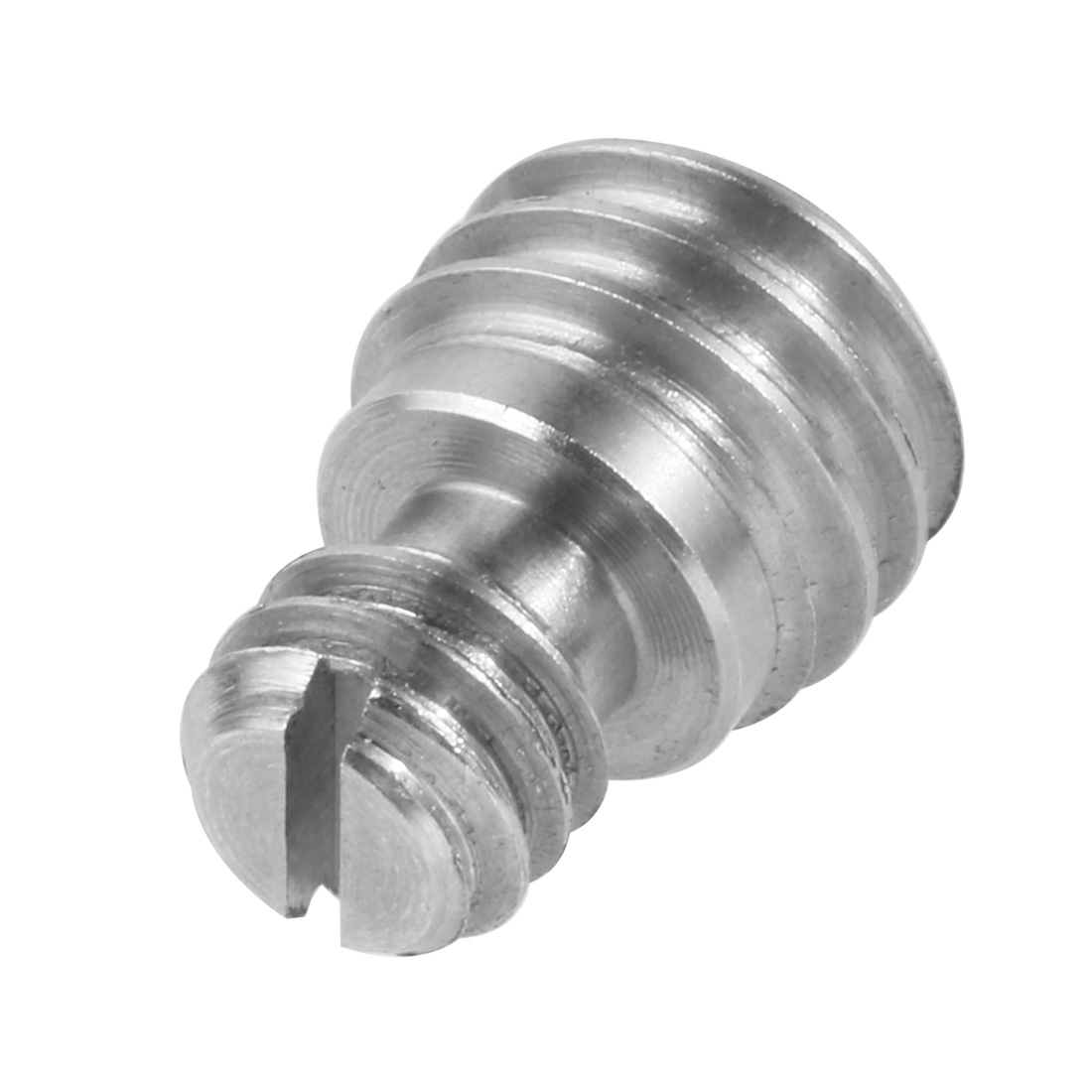 Stainless Steel Camera Screw Adapter Convert Dual Head Converter 1/4"-20 to 1/4 or 3/8" for Tripod Camera Cage Rig Screw Pack