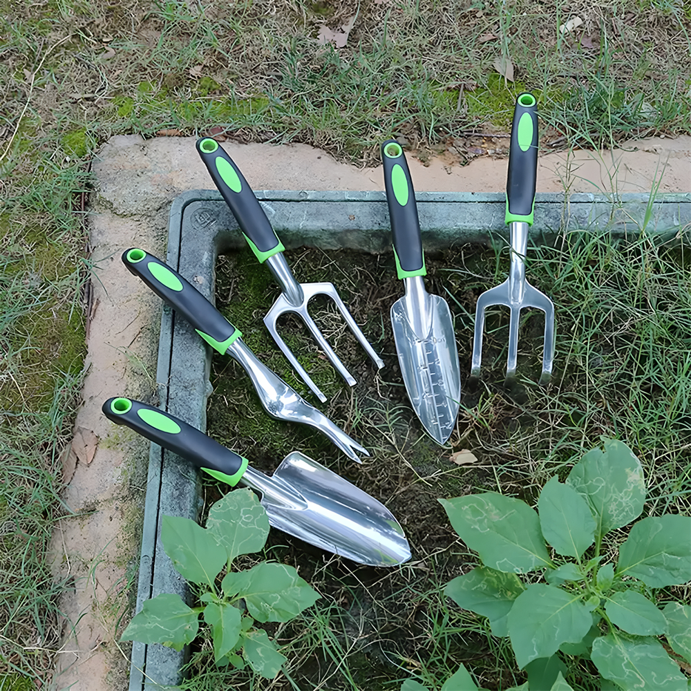 5 uds, pala de jardín, paleta de mano, rastrillo, cultivador, herramientas para desmalezar, herramienta para bonsái, equipo para exteriores, herramienta de jardín, pala, herramientas manuales para plantar