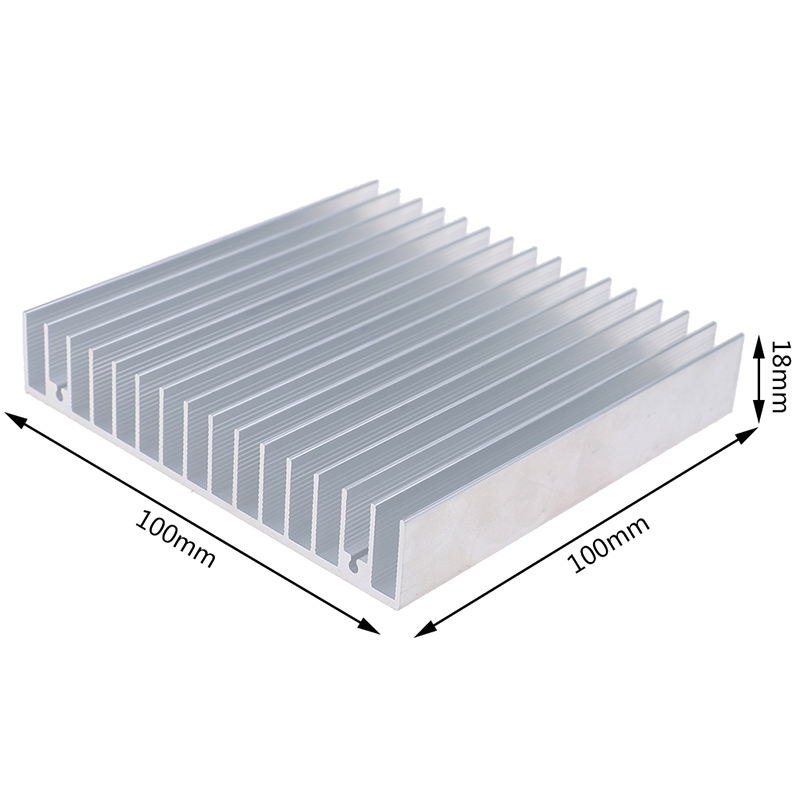 Extruded Aluminum Heatsink For High Power LED IC Chip Cooler Radiator Heat Sink: Red