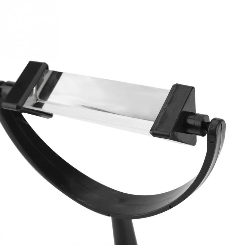 Optical Glass Triangular Prism with Stand Physics Light Spectrum Teaching Tool