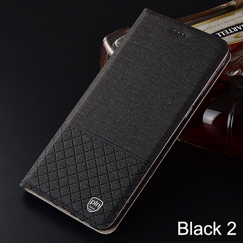 Case for Umi UMIDIGI Z2 Pro Plaid style Canvas pattern Leather Flip Cover for UMIDIGI z2 cases Coque: for UMIDIGI Z2 Pro / black 2