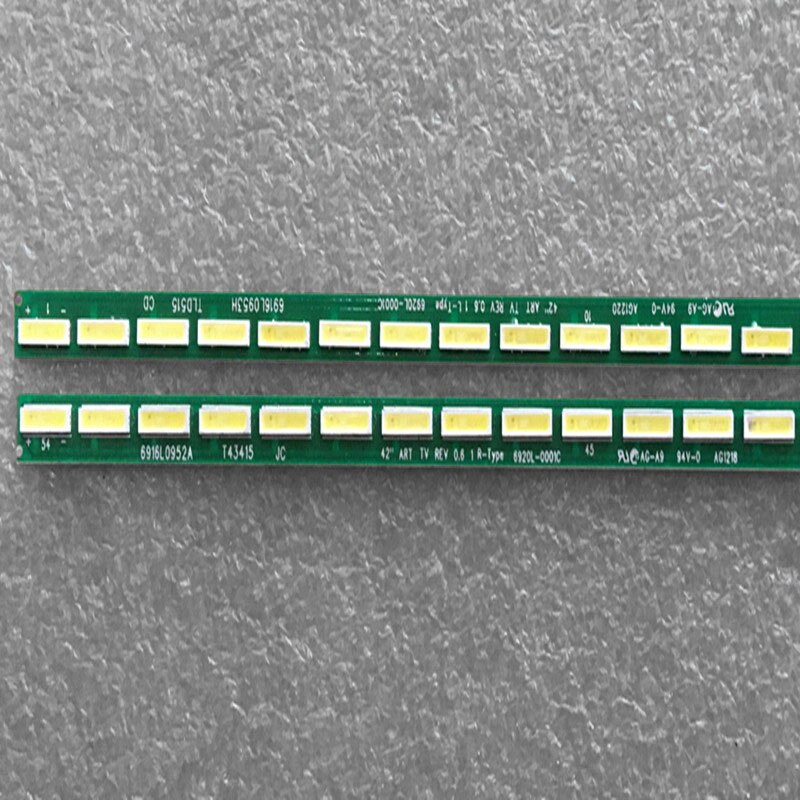 LED Backlight strip for LG 42&quot; V13 ART TV REV 0.4 42LA6800 6922L-0072A LC420EUG PF F1 42LA8600 42LA6600 42LA6500 LC420EUH PF F1